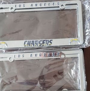 La chargers liscence plate borders